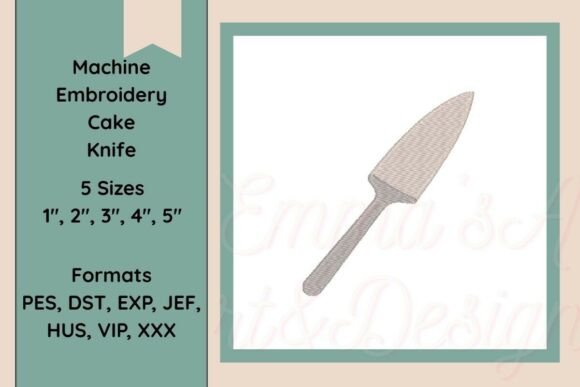 Cake Knife Embroidery: A Sweet Touch for Apparel Design