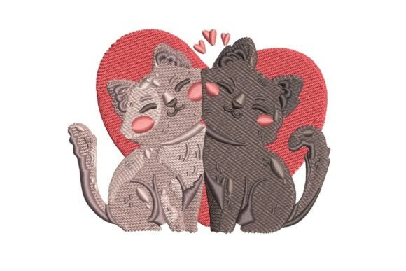 Cats in Love Embroidery: A Designer’s Review for Handmade Gift Makers