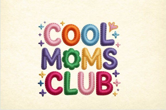 Cool Moms Club Embroidery PNG Review for Business Branding