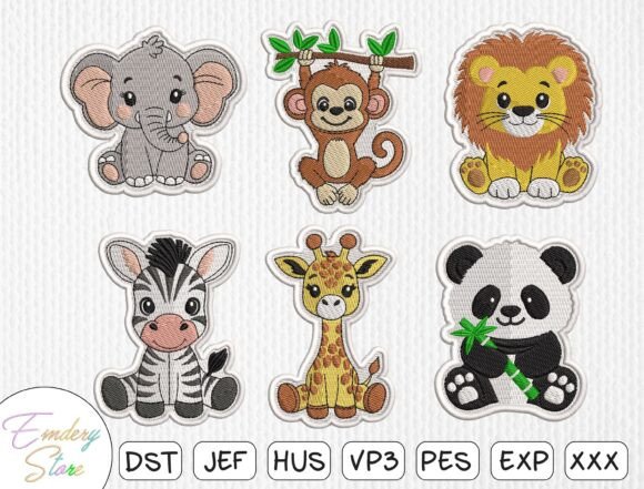 Cute Animals Embroidered Patch Set Review for Business Branding