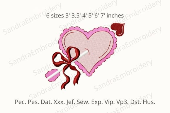 Cute Cupid Valentine Embroidery Design Review for Apparel Designers