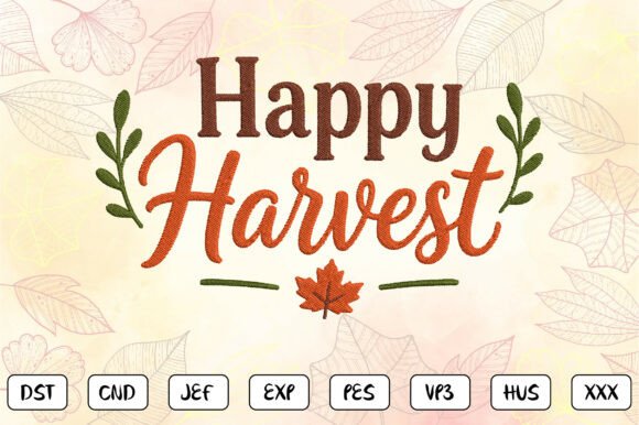 Happy Harvest Fall Embroidery Design Review