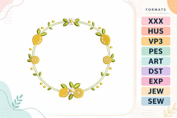 Lemon Summer Frame: A Charming Touch for Handmade Gifts