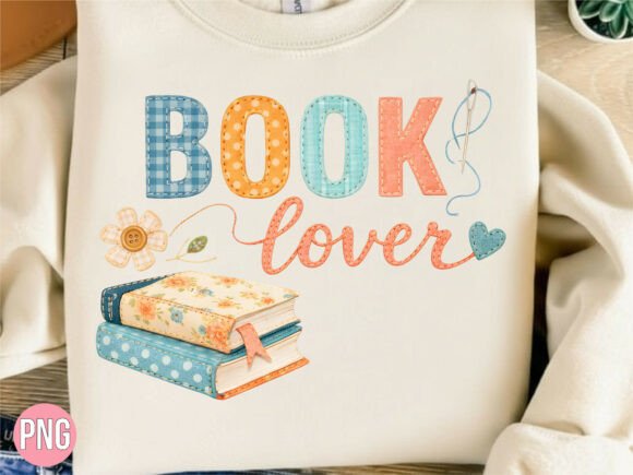 Retro Book Lover Embroidery Quilt PNG Review