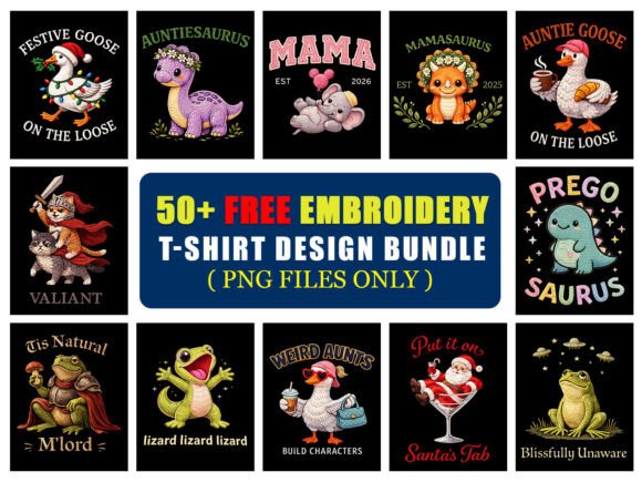 Reviewing Embroidery T-Shirt PNG Bundle Free for a Boutique Sweatshirt Collection